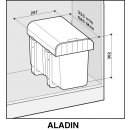 Sinks ALADIN 40 1x 16 l