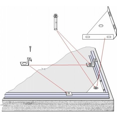 LANIT PLAST kotvící sada AS01 do betonu LG395 – Zboží Mobilmania