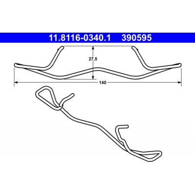 ATE Pruzina, brzdovy trmen 11.8116-0340.1 – Hledejceny.cz
