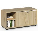 Houseland Pojízdná kancelářská komoda Profit Lu 01 dub přírodní/bílá – Hledejceny.cz