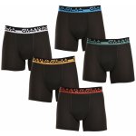 Gianvaglia 5 PACK pánské boxerky černé (GVG-5008) – Zboží Dáma