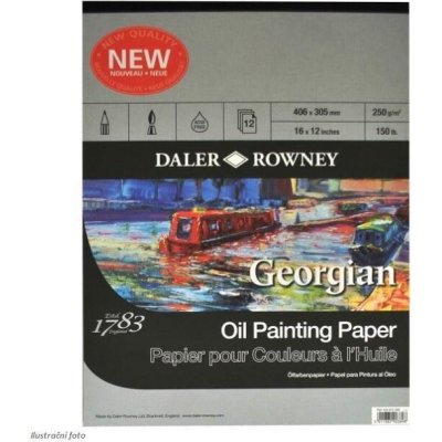 Daler & Rowney Skicák Georgian Oil 406x305 mm 12 listů