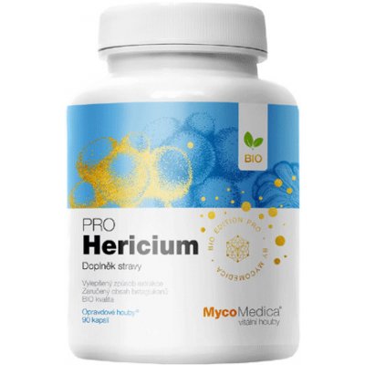 MycoMedica Hericium PRO 30% betaglukanů 90 kapslí – Hledejceny.cz