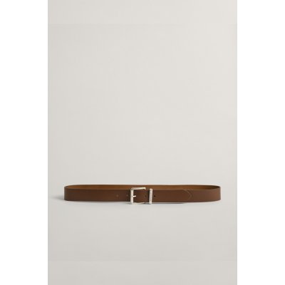 Gant LOGO LEATHER BELT hnědá – Zbozi.Blesk.cz