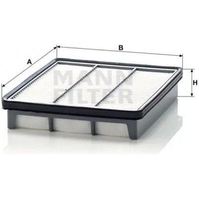 MANN FILTER Vzduchový filtr C 2542 – Hledejceny.cz
