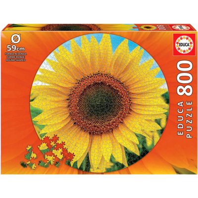 EDUCA Kulaté Slunečnice 800 dílků – Zboží Mobilmania