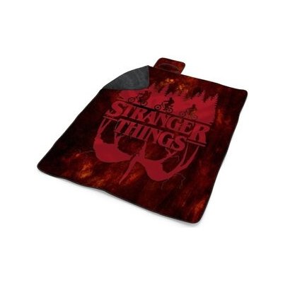 Sablio Plážová deka Stranger Things Red 200x140 cm – Zboží Dáma