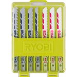 Ryobi RAK10JSB 10ti dílná sada pilových plátků pro přímočaré pily – Zboží Dáma