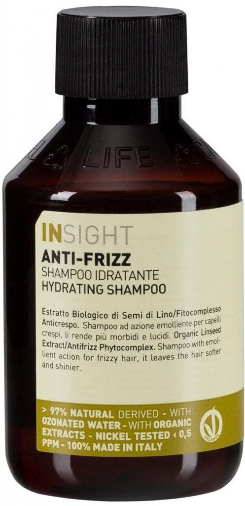 Insight Anti-Frizz šampon pro kudrnaté suché a obtížně zvladatelné vlasy 100 ml
