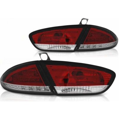 Zadní světla Seat Leon 2009-2013, LED červená, chrom – Hledejceny.cz