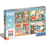 CLEMENTONI Bluey 4v1 12+16+20+24 dílků – Sleviste.cz
