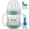 Láhev a nápitka Nuk kojenecká láhev pro Nature zelená 150ml