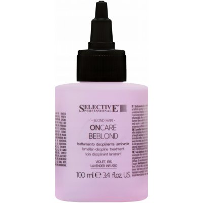 Selective BeBlond Super Lamellar Treatment Péče pro blond zesvětlené a šedivé vlasy 100 ml – Zboží Dáma