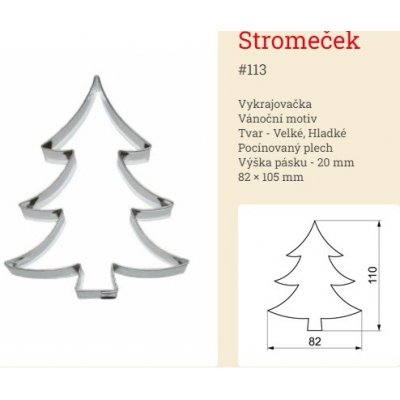 SMOLÍK Vykrajovátko stromeček 8,5 x v.11 cm – Hledejceny.cz