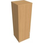 Office Pro Hobis kancelářská policová skříň horní - SZ 3 40 01 L H, zámek Huwill, buk – Zboží Mobilmania