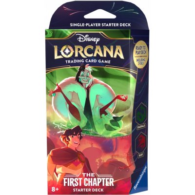 Disney Lorcana TCG Fabled Starter Deck Emerald and Ruby – Zboží Mobilmania