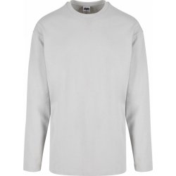 Urban Classics pánské oversize tričko bez manžet na rukávech se středovým švem na zádech šedá světlá