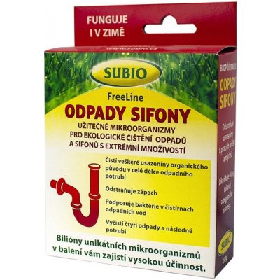 Subio FreeLine| Bakterie do odpadů a sifonů – Zboží Dáma Subio FreeLine| Bakterie do odpadů a sifonů – Zboží Dáma