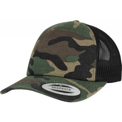 Urban Classics Camo Trucker Cap woodcamo/blk – Zboží Mobilmania