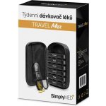 SimplyMED Dávkovač léků YHW002 Travel Max týdenní – Zboží Dáma