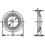 podložka M8 pr. 8.2x18x1.4 A2 NEREZ Rip-lock – Hledejceny.cz
