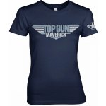 Top Gun Maverick Distressed Logo Girly Navy – Zboží Dáma