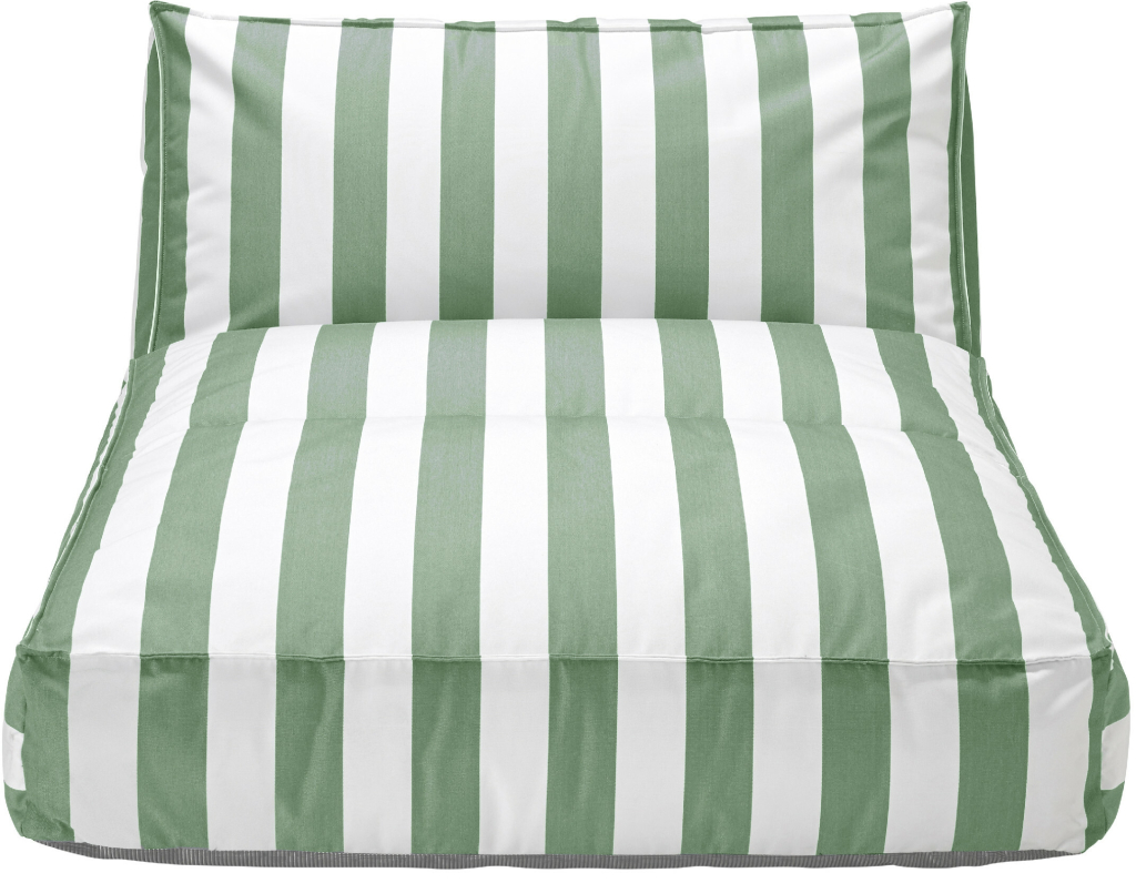 Blomus STAY 120 x 190 cm pruhované L zelené