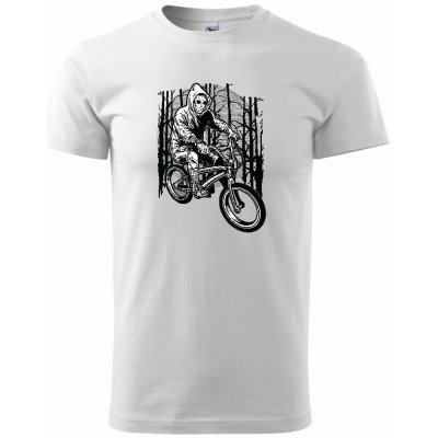 Ride Bike To Kill klasické pánské triko bílá