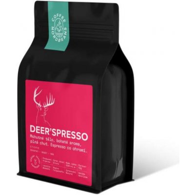 Nordbeans NB Deer´spresso Etiopie Espresso 250 g – Zbozi.Blesk.cz