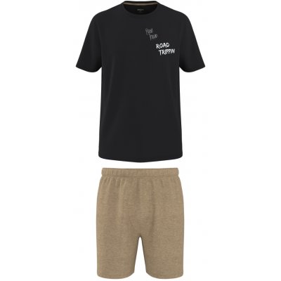 esmara Men pánské pyžamo černá/béžová – Hledejceny.cz