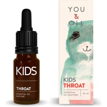 You & Oil KIDS Bioaktivní směs pro děti Bolest v krku 10 ml