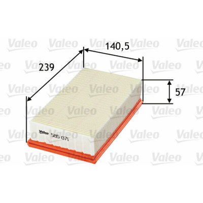 VALEO vzduchový filtr 585071 – Hledejceny.cz