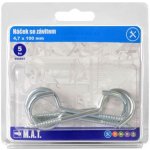 M.A.T. GROUP Háček se závitem 100x4,7mm Zn (5ks) – Hledejceny.cz