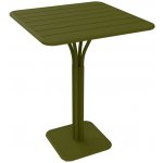 Fermob Luxembourg Pedestal 80 x 80 cm - odstín pesto kovový stůl Zelený – Hledejceny.cz