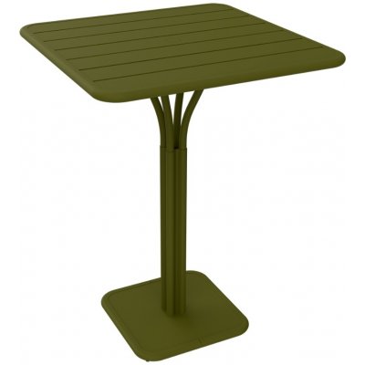 Fermob Luxembourg Pedestal 80 x 80 cm - odstín pesto kovový stůl Zelený – Hledejceny.cz