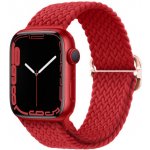 BStrap Elastic Nylon řemínek na Apple Watch 42/44/45mm, red SAP013C33