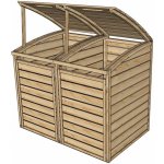 LANIT PLAST S752 145 x 92 x 105 cm hnědý – Zboží Mobilmania