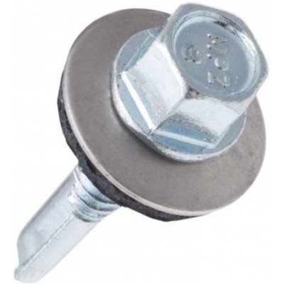 Marcopol MPZ8+S16 Samovrtný šroub s podložkou 5,5 x 25 mm stříbrná – Sleviste.cz