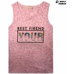 Kugo dívčí tílko ML7192 sv. růžové – Zboží Dáma