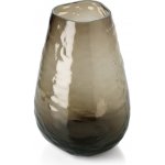 Hnědá skleněná váza Organic 26 cm – Hledejceny.cz