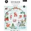 Poznámkový blok Studio Light DIY Blok s výseky Studio Light Winter Fun, A4 Zimní radovánky 32 listů