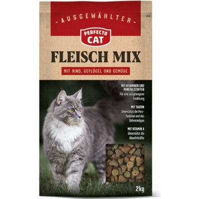 Perfecto Cat Granule masový mix hovězí drůbeží 2 kg