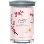 Yankee Candle Signature Pink Cherry & Vanilla 567g – Zboží Mobilmania