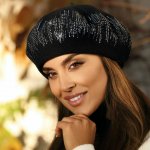 Krumlovanka dámský baret W-0347/018 černý – Hledejceny.cz