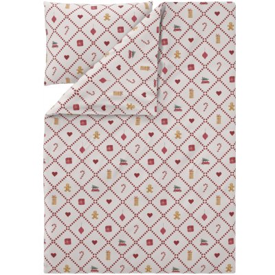 Livarno povlečení z mikrovláknitého saténu dárek/perníček/ozdoba 140x200 70x90 – Hledejceny.cz