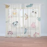 Sablio Záclony Hroch, zebra a slunce: 2ks 150x250cm – Hledejceny.cz
