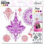 Aladine Gumová razítka Stampo Decor Yoga – Zboží Mobilmania