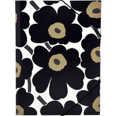 Suomen Korttipiste Složka Marimekko Unikko černá A4 – Hledejceny.cz