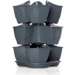 Prosperplast COUBI květináč 29,5x29,5x38 cm grafit – Hledejceny.cz