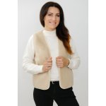 Dámská vlněná vesta Merino vlna Velbloud světlá – Zboží Mobilmania